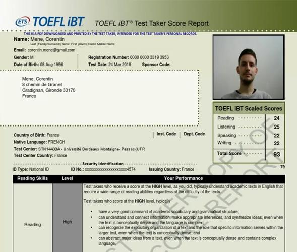 Buy TOEFL Certificate Online